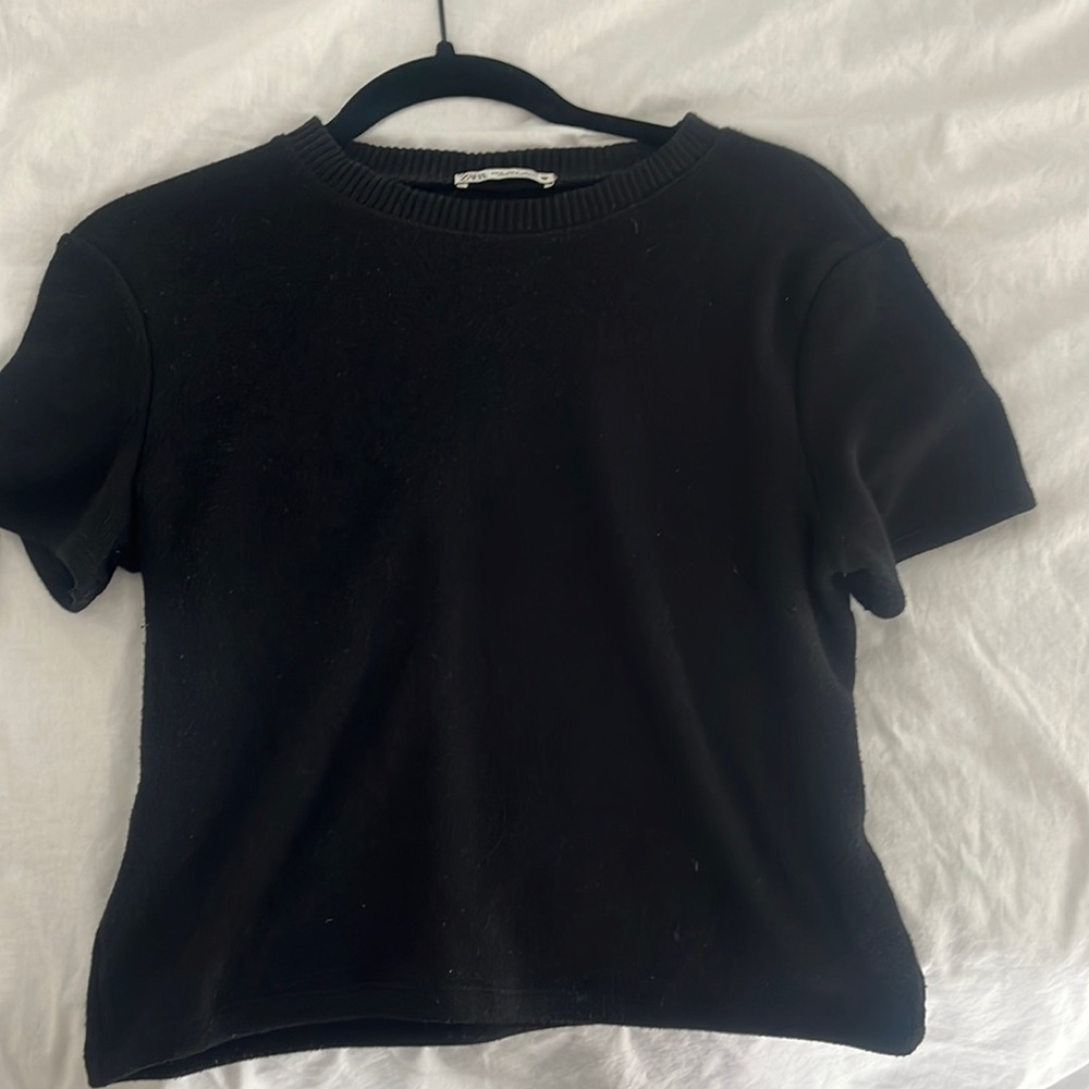 Zara knit crop top